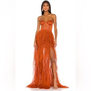 For Love & Lemons X Revolve Bustier Gown